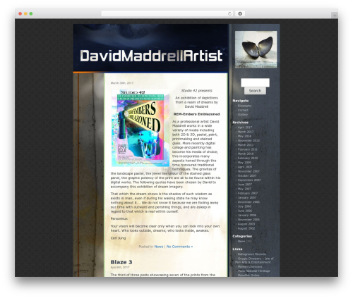Theme WordPress David Maddrell - david-maddrell.co.uk