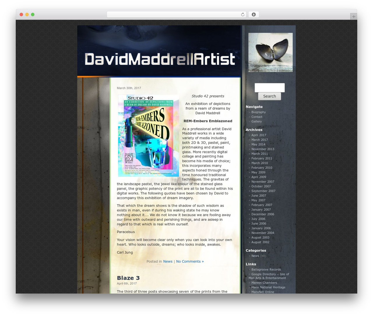 Theme WordPress David Maddrell - david-maddrell.co.uk
