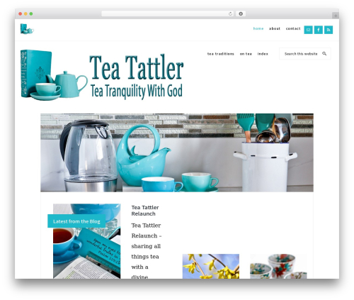WordPress theme Thyme Theme - teatattler.com