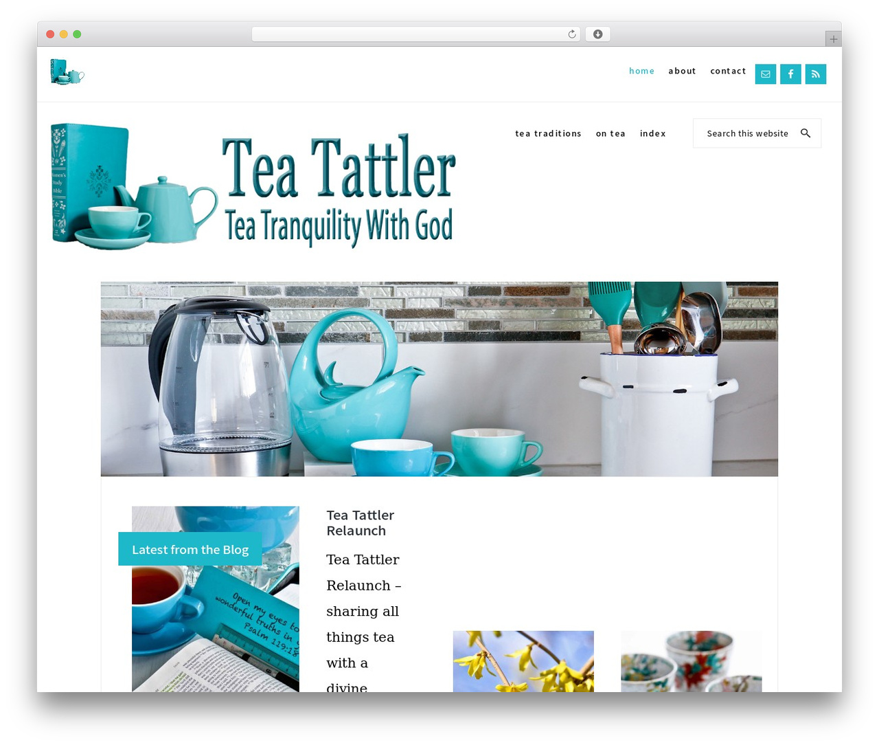WordPress theme Genesis - teatattler.com