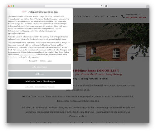 WordPress website theme Divi - immo-spo.de