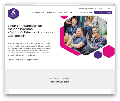 WordPress website theme Taskmill - taskmill.fi