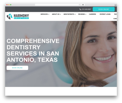 WP theme Reach Local - harmonysmilecare.com