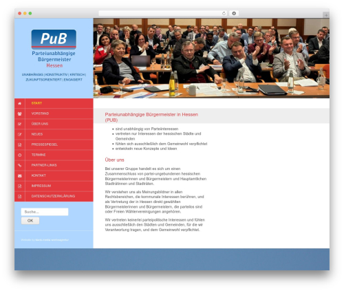 Flat WP theme - pub-hessen.de