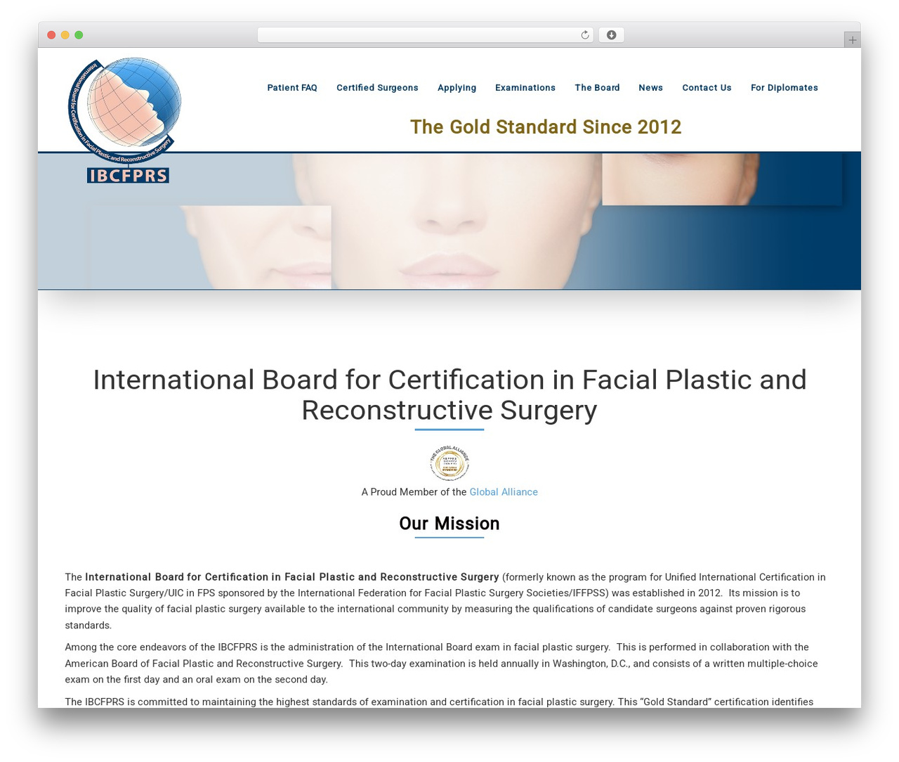 IBCFPRS theme WordPress - ibcfprs.org