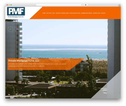 PMF theme WordPress - privatemortgagefundllc.com