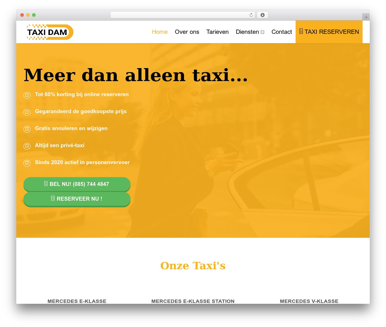 Route WordPress theme - taxidam.nl Route WordPress theme - taxidam.nl