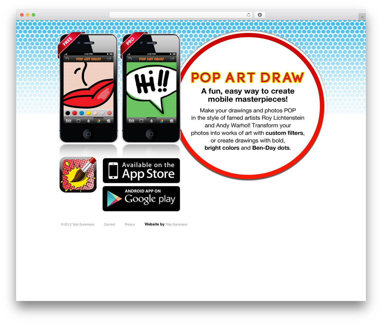 TALIA top WordPress theme - popartdraw.com