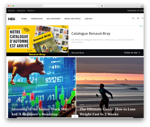 Theme WordPress Keylin - modernmenlife.com