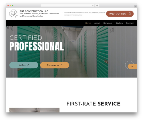 UI16 WordPress theme - snpconstruction.com