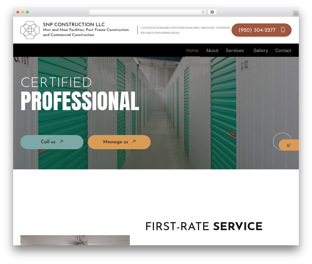 UI16 WordPress theme - snpconstruction.com