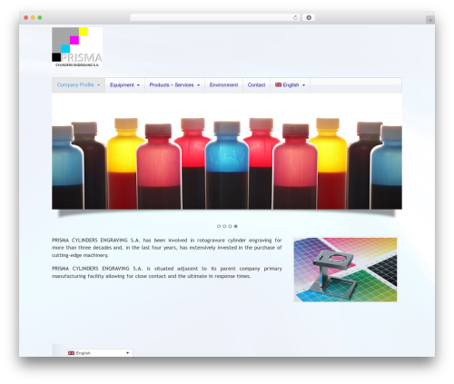 WordPress theme Canvas - prisma-rotogravure.gr