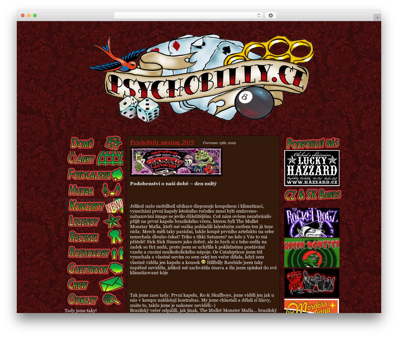WordPress Theme Generator theme WordPress - psychobilly.cz