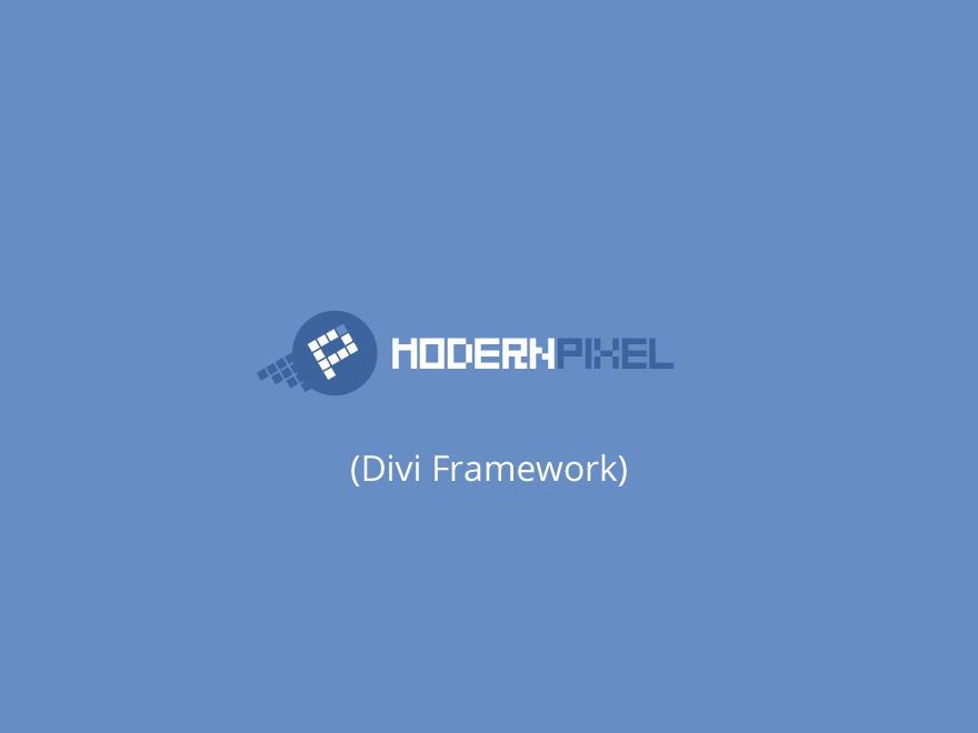 WordPress theme ModernPixel.de (Divi Framework)