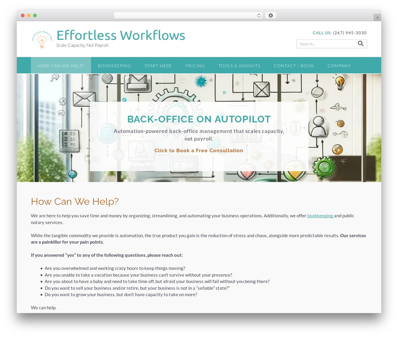 WordPress theme Panoramic - effortlessworkflows.com