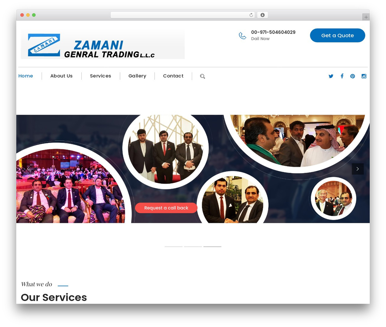 WordPress theme Ranbron - zamanigroup.com