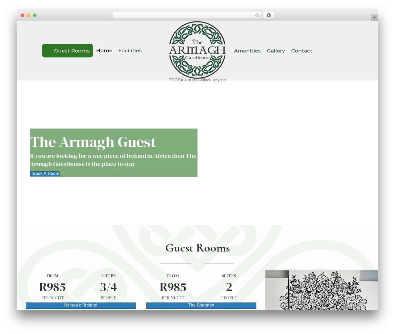 WordPress website theme Beaver Builder Theme - armaghguesthouse.co.za