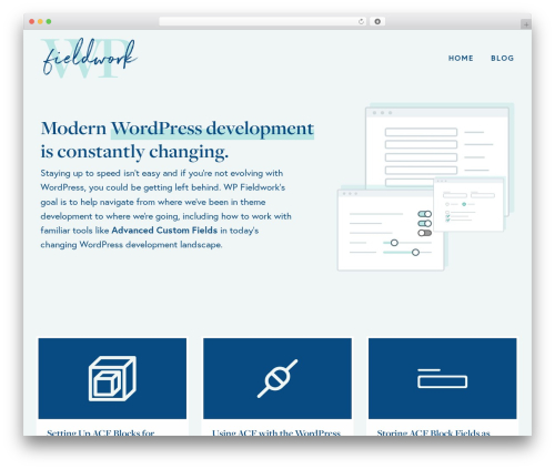 WP Fieldwork garden WordPress theme - wpfieldwork.com