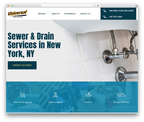 WP theme Reach Local - universalsewerdrain.com