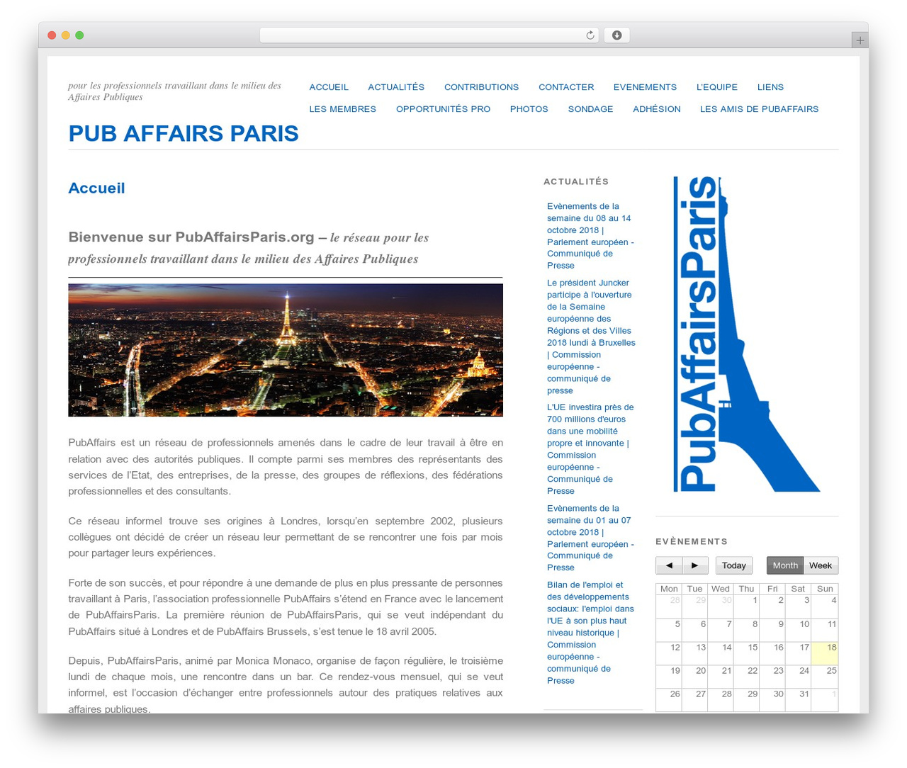 Yoko WordPress theme - pubaffairsparis.org