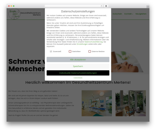 Bootstrap Basic4 WordPress theme download - therapie-mertens.de
