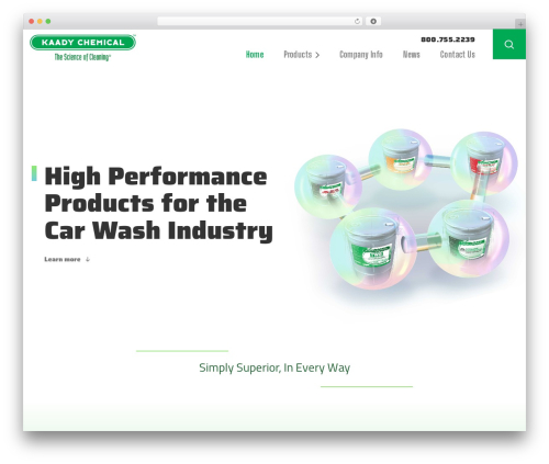 CardwellPress WordPress website theme - kaadychemical.com