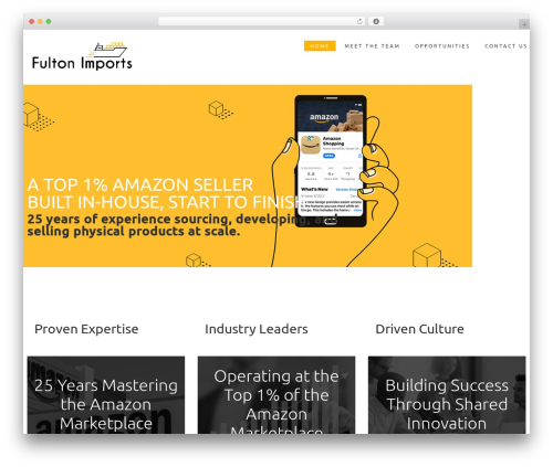 cherry WordPress theme - fultonimports.com
