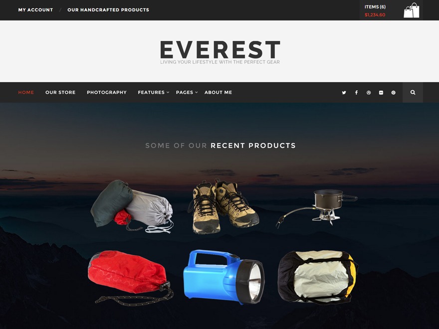 Everest - Wordpress Theme WordPress blog theme by gljivec
