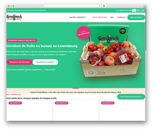 Fruit@Office theme WordPress - fruitatoffice.com/fr