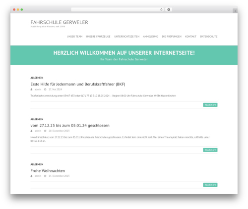 Interface best free WordPress theme - fs-gerweler.de