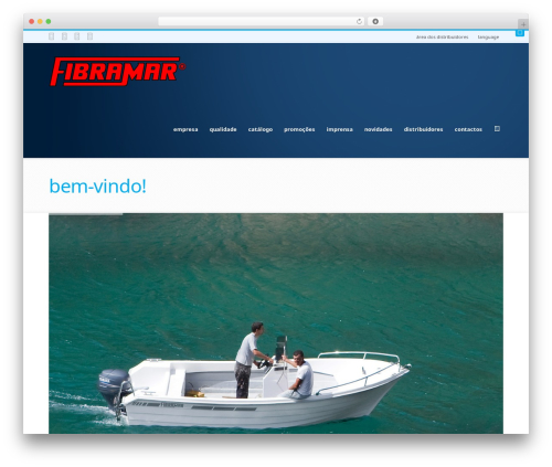 Minicorp theme WordPress - fibramar.pt