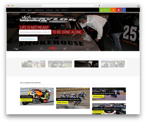 Mission WP WordPress theme - findingthefinish.com