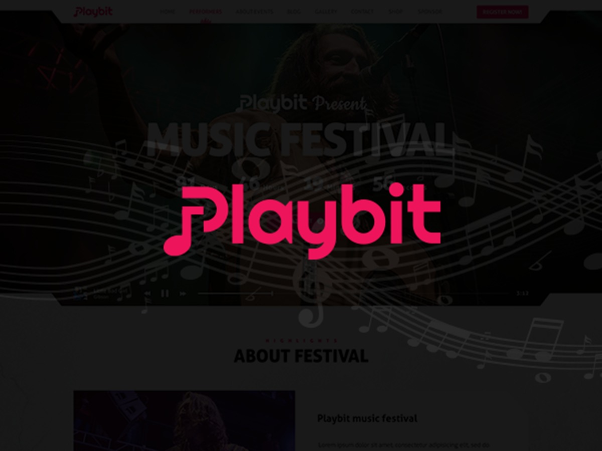 Playbit WordPress theme by ThemeRegion Team