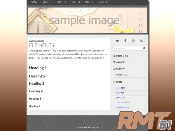 RTM01 theme WordPress RTM01 theme WordPress