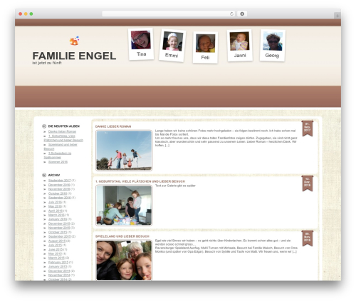 Nggallery WordPress plugin - familie-engel.ch