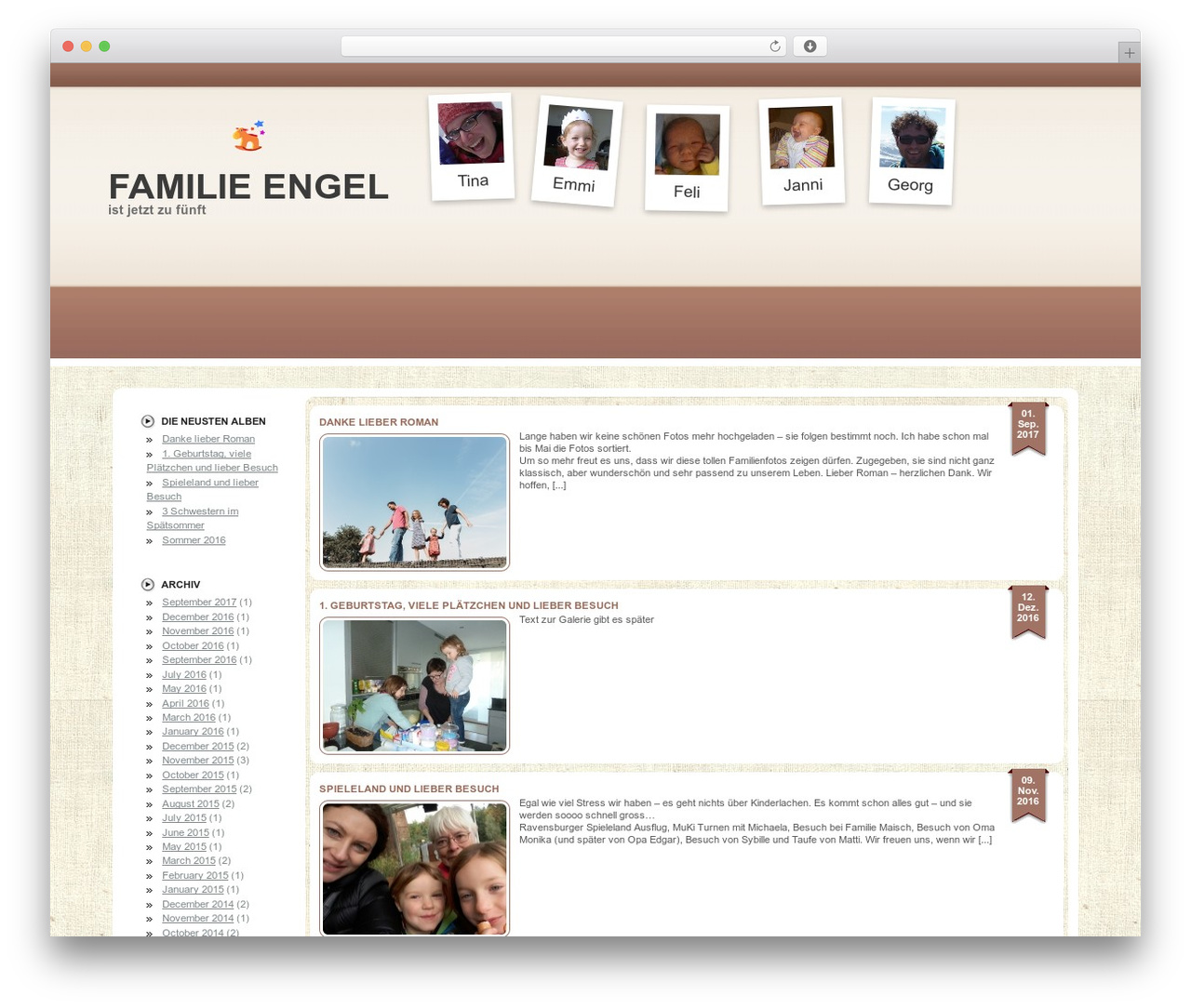 Theme WordPress WordPress theme 574 - familie-engel.ch