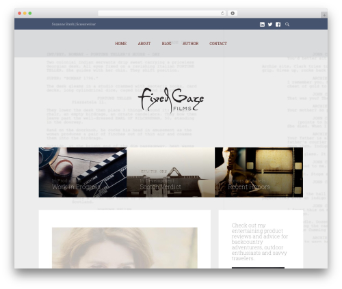 Verdant WordPress theme - fixedgazefilms.com