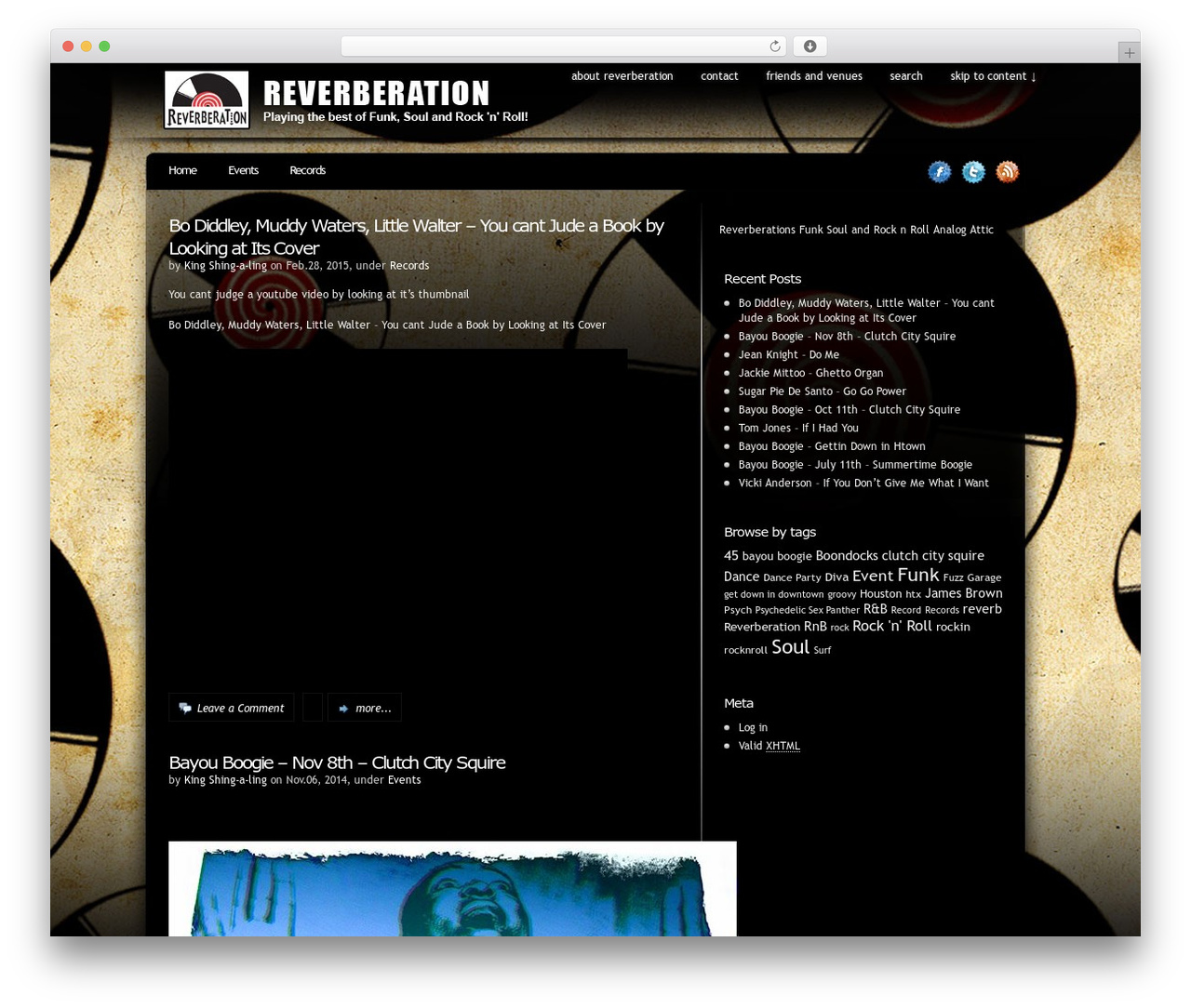 WordPress theme Pixel - funksoulandrocknroll.com