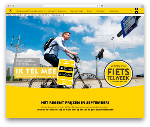 WordPress theme The7 - fietstelweek.nl