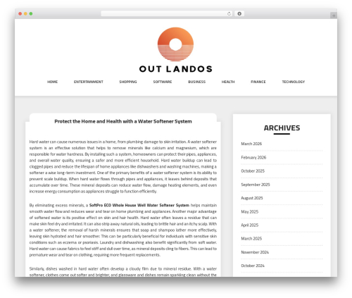 WordPress theme Web Wave - outlandos.net WordPress theme Web Wave - outlandos.net
