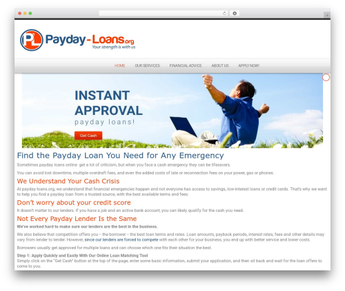 cherry theme WordPress - payday-loans.org