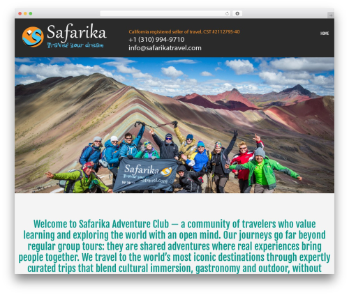cherry theme WordPress - safarikatravel.com