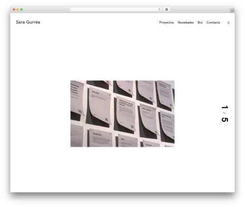 Deppo theme WordPress - saragurrea.es