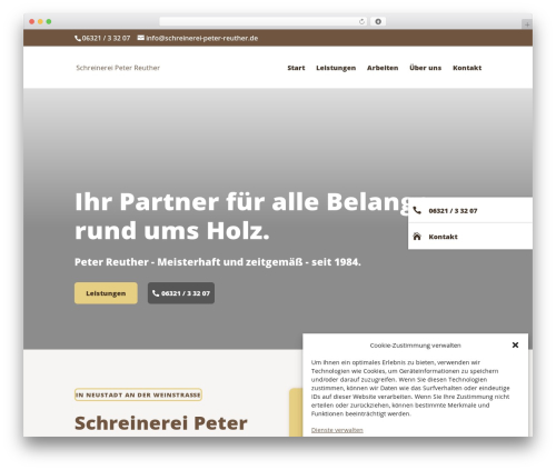 Complianz gdpr premium multisite WordPress plugin - schreinerei-peter-reuther.de