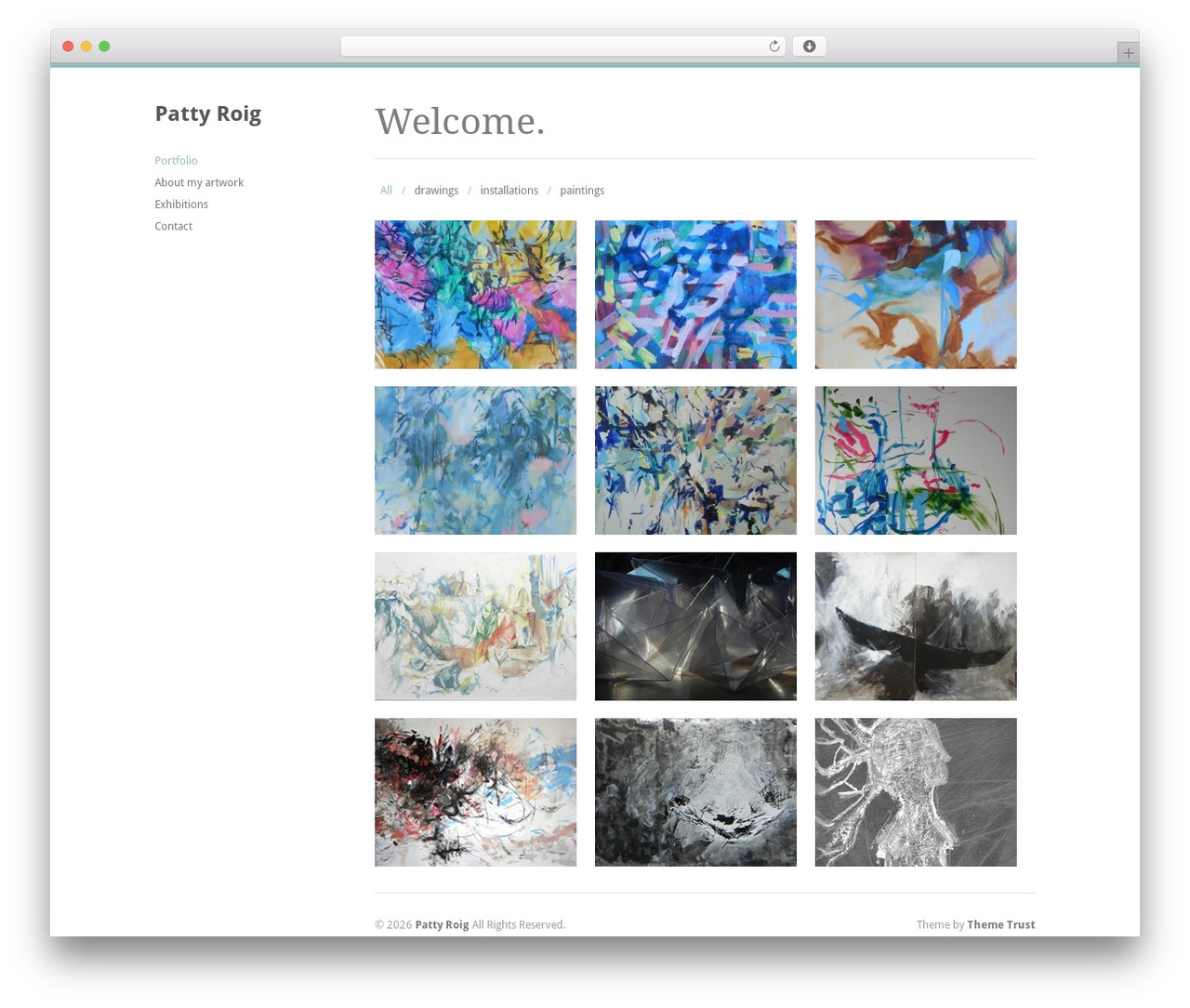 Infinity WordPress theme - pattyroig.com