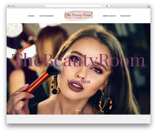 Makeup theme WordPress - thebeautyroom.de