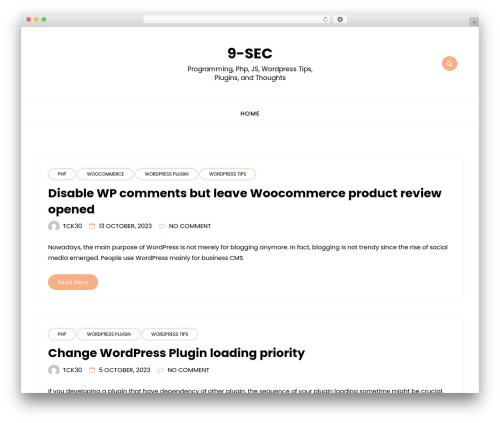 minimalblog WordPress theme free download - 9-sec.com
