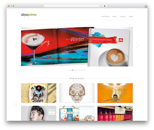 Slate WordPress Theme premium WordPress theme - petrowdesign.com
