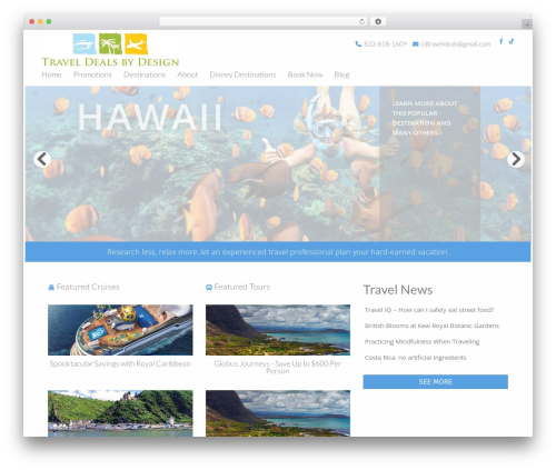 Breadcrumb (breadcrumb) free WordPress plugin - traveldealsbydesign.com