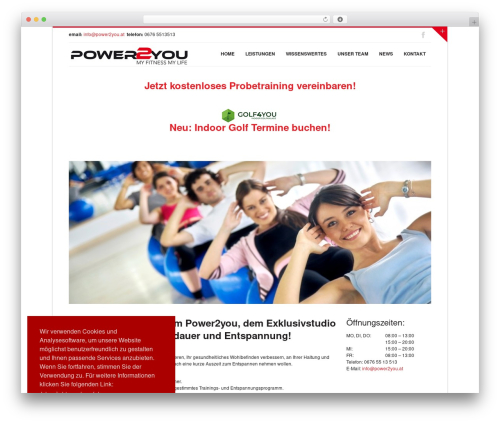 WordPress theme Gridz - power2you.at